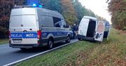 Policyjny pościg i rozbity radiowóz
