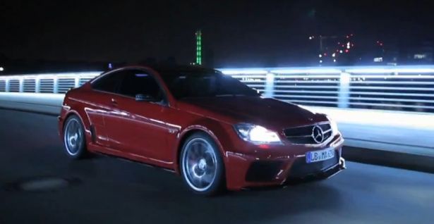 Mercedes C63 AMG Coupe Black Series - świetny klip promocyjny [wideo]
