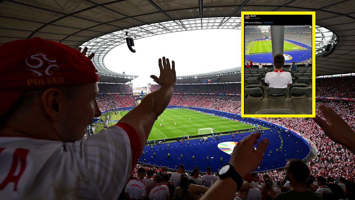 Zdjęcie okładkowe artykułu: Getty Images / Oliver Hardt - UEFA / Polscy kibice nie byli zadowoleni z widoku na Stadionie Olimpijskim w Berlinie