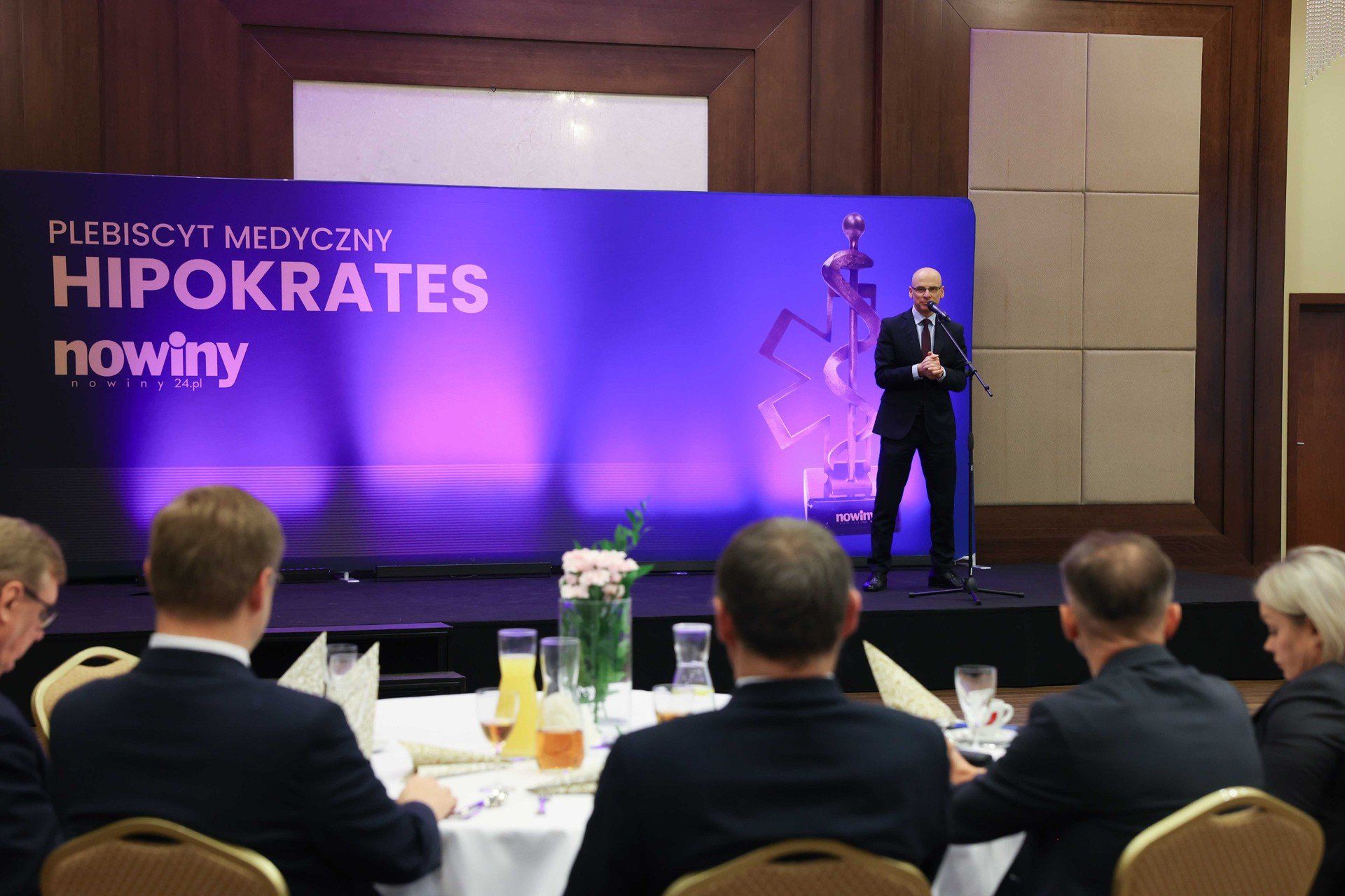 Uroczysta gala plebiscytu Hipokrates 2025 w Rzeszowie.