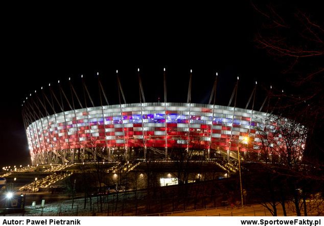 PGE Narodowy to największy stadion w Polsce. Jego pojemność to 58500.
