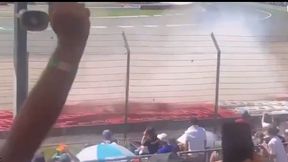 Skandaliczne zachowanie fanów. Jest nagranie, co zrobili po przerażającym wypadku