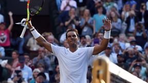 Tenis. Wimbledon 2019: Rafael Nadal pokonał Nicka Kyrgiosa w hicie II rundy. 50. wygrany mecz Hiszpana w Londynie