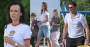 Naturalna Paulina Krupińska i Sebastian Karpiel-Bułecka uskuteczniają wypad na lody z dziećmi. Rodzinka jak z obrazka? (ZDJĘCIA)