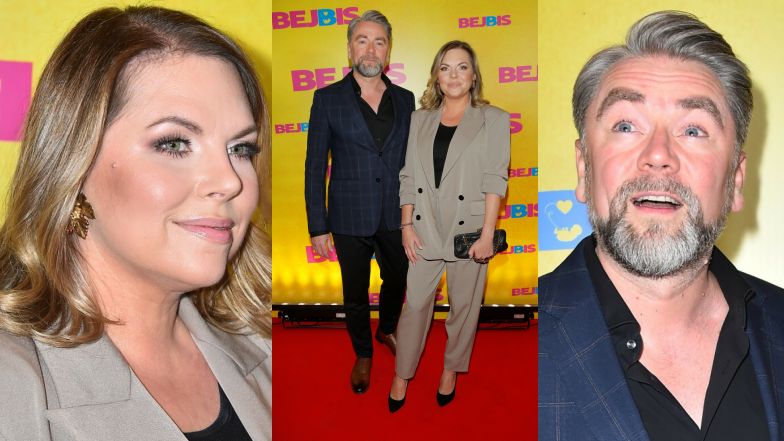 Aleksandra Kwaśniewska i Kuba Badach na ściance