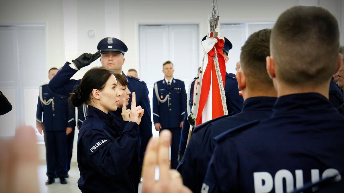 Ślubowanie nowych policjantów w Lublinie - maj 2025
