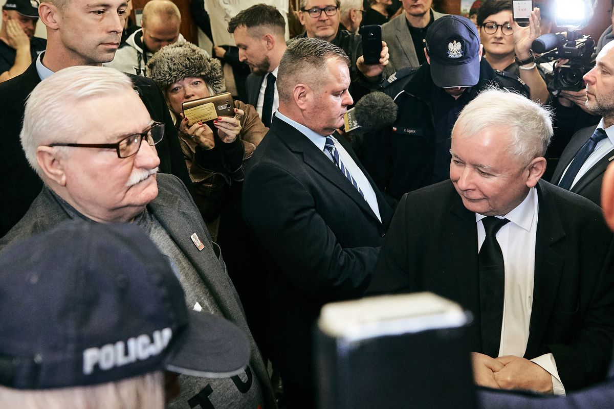 Jarosław Kaczyński i Lech Wałęsa w sądzie. Minuta po minucie