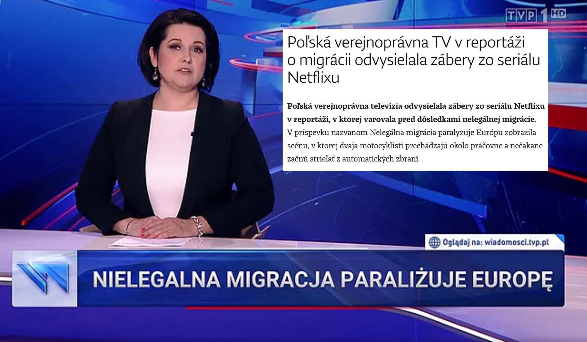 O wpadce "Wiadomości" napisał m.in. słowacki "Denník N"