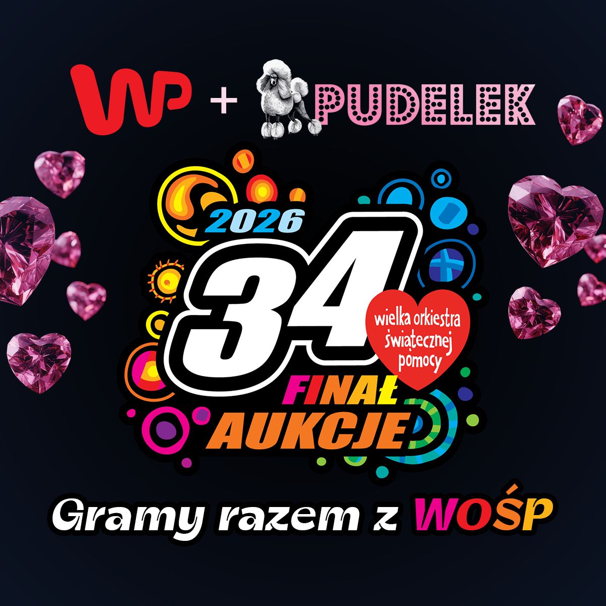 Pudelek gra z WOŚP