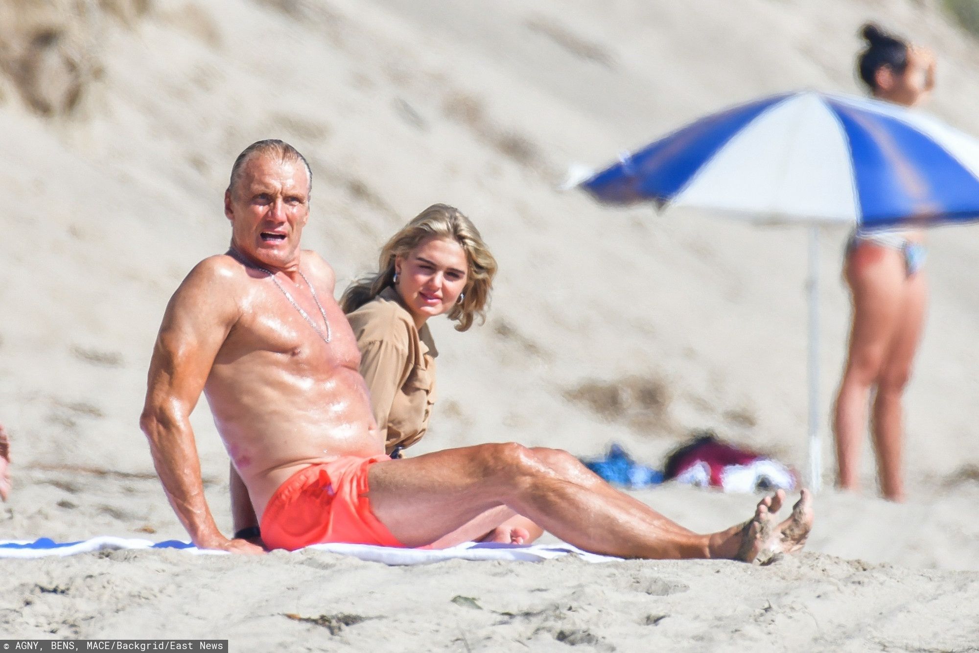 Dolph Lundgren z narzeczoną