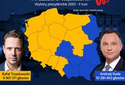 Wyniki wyborów 2020. Tak głosowały województwa