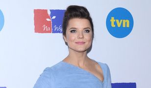 "Na Wspólnej": Joanna Jabłczyńska zaliczyła wpadkę na konferencji prasowej