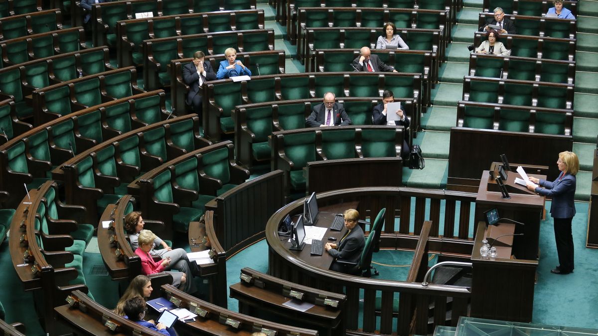 Posłanka Barbara Bubula podczas pierwszego czytania ustawy medialnej