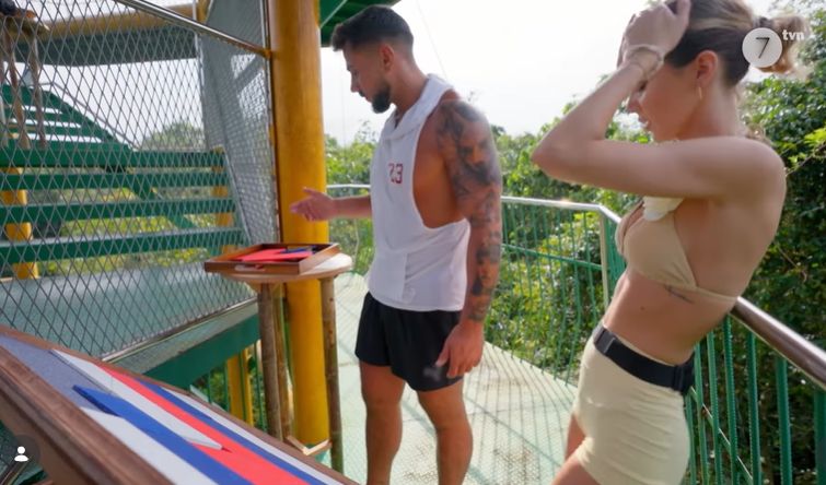 Marta i Bartek podczas konkurencji