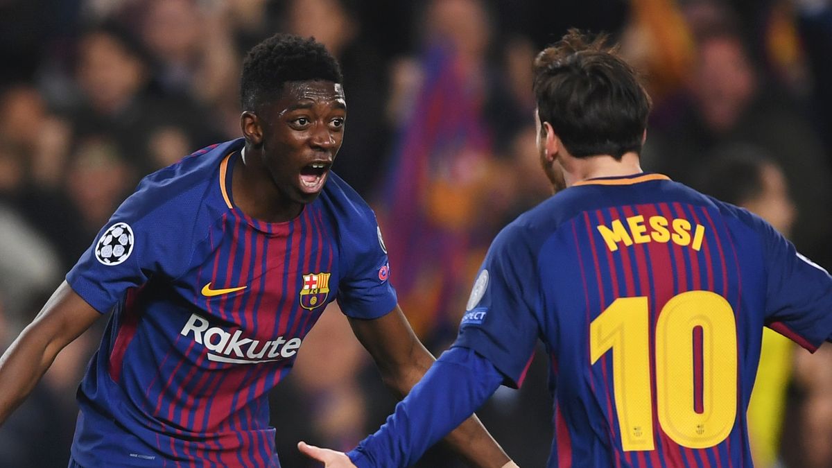 Zdjęcie okładkowe artykułu: Getty Images / Shaun Botterill / Na zdjęciu: Ousmane Dembele i Lionel Messi z FC Barcelona