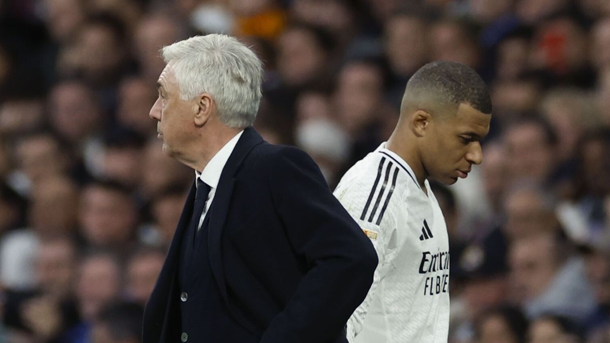 Carlo Ancelotti i Kylian Mbappe