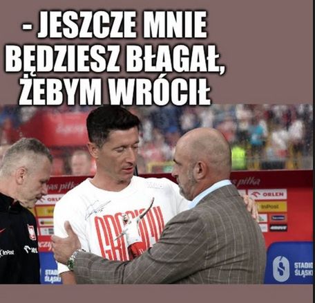 Memy o skandalu z Robertem Lewandowskim i Michałem Probierzem 