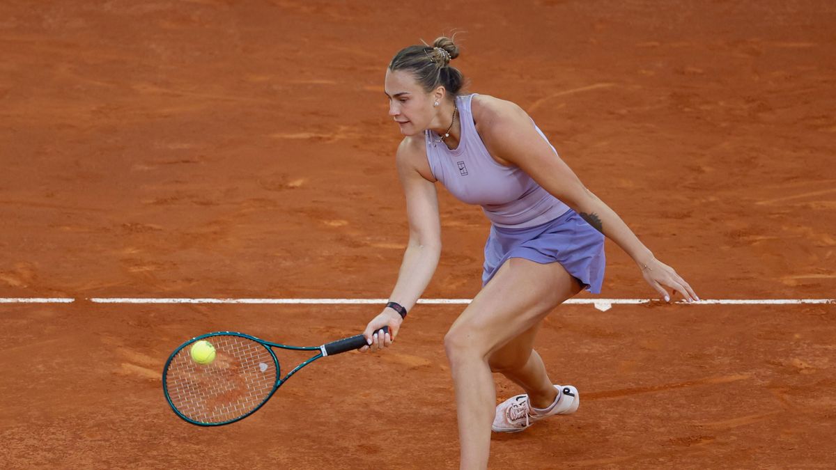 PAP/EPA / JUANJO MARTIN / Na zdjęciu: Aryna Sabalenka