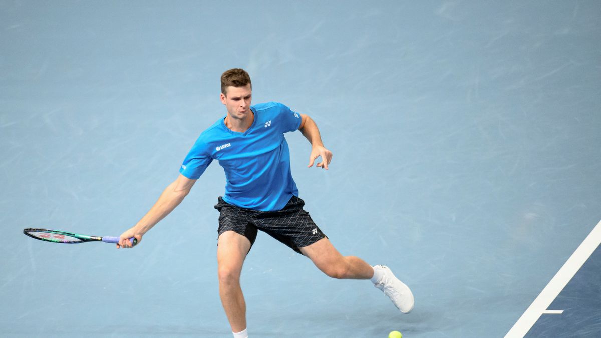 PAP/EPA / CHRISTIAN BRUNA / Na zdjęciu: Hubert Hurkacz