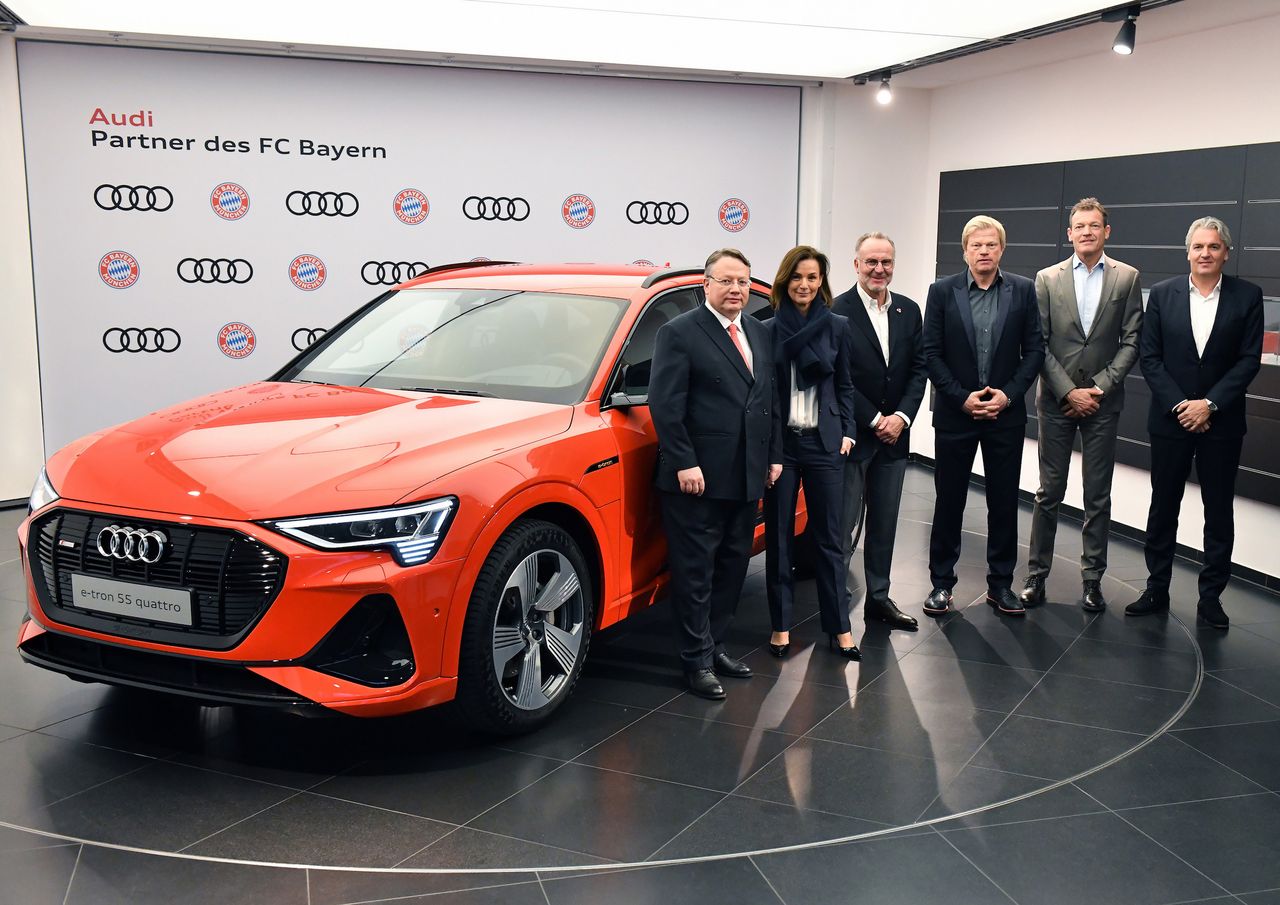 Piłkarze Bayernu Monachium przesiądą się do Audi e-tron. Nie mieli wyboru