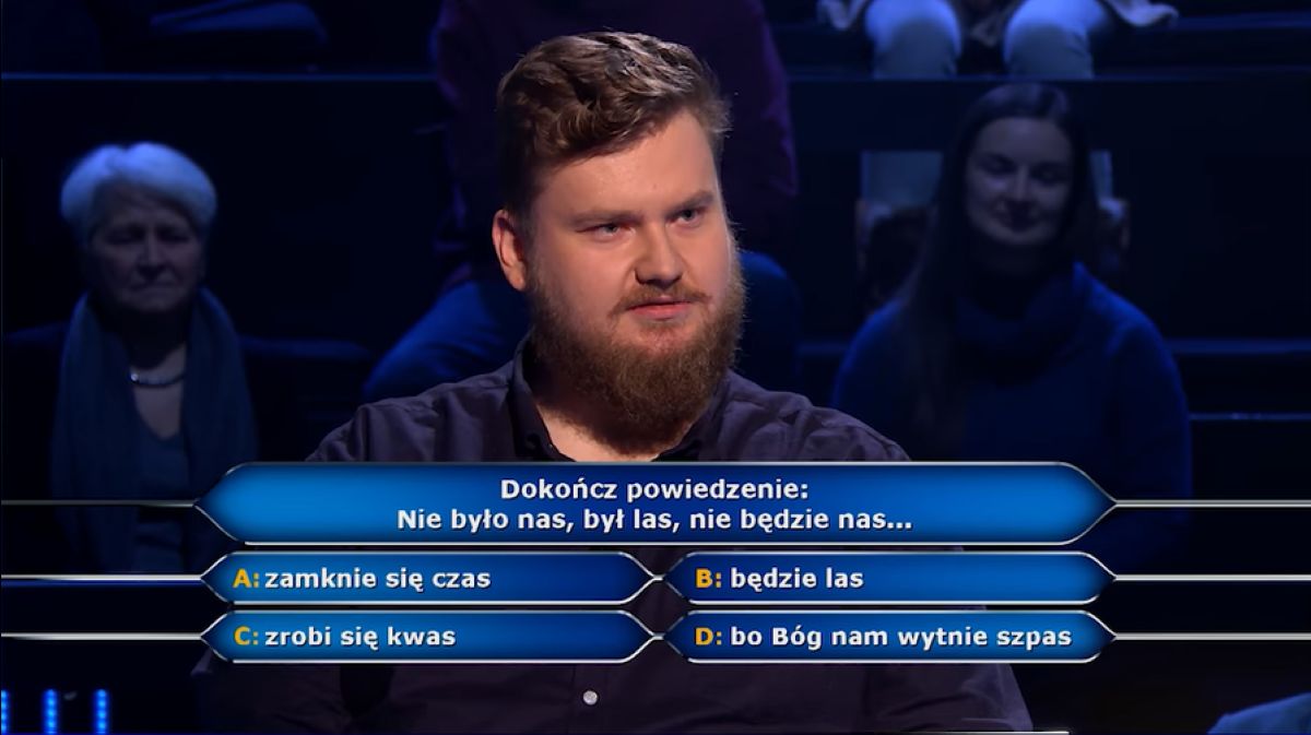 Łukasz wygrał w "Milionerach" 125 tys. zł, a to jeszcze nie koniec