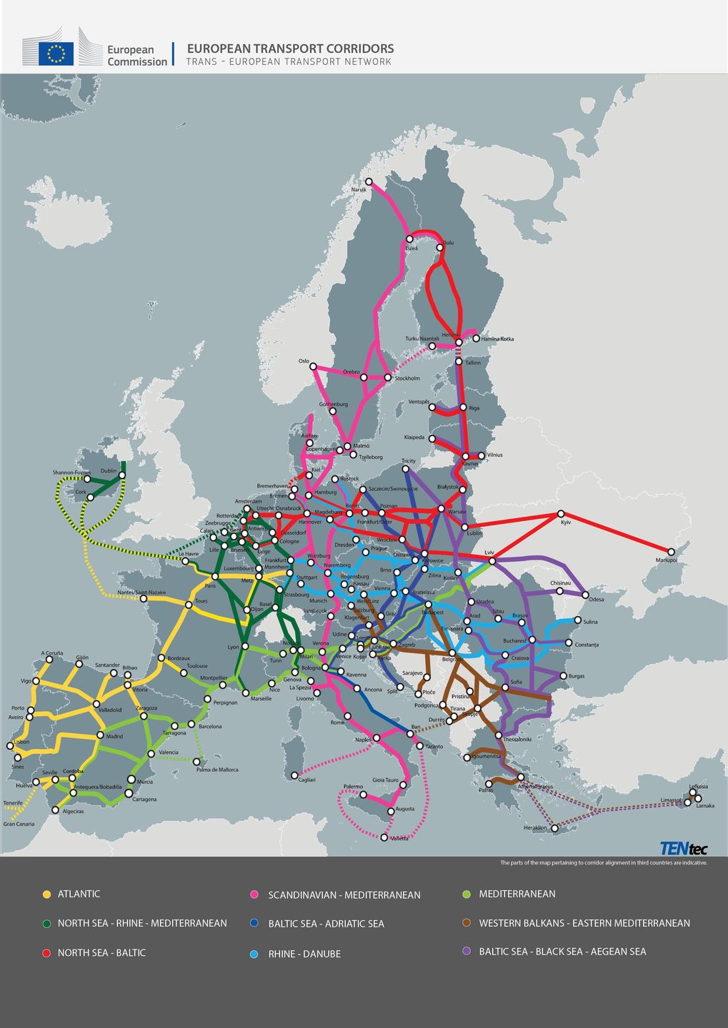 Transeuropejska sieć korytarzy TEN-T