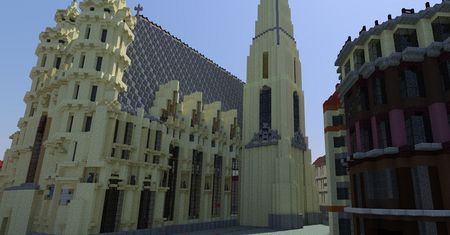 Zapaleńcy odtwarzają dokładnie Wiedeń w Minecrafcie, klocek po klocku