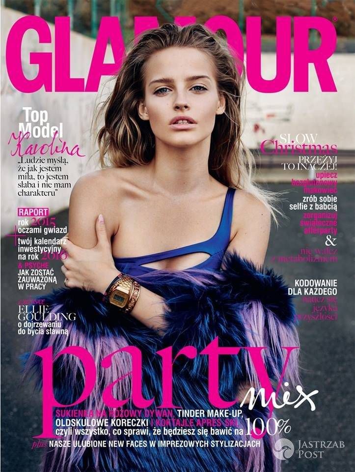 Karolina Pisarek na okładce Glamour