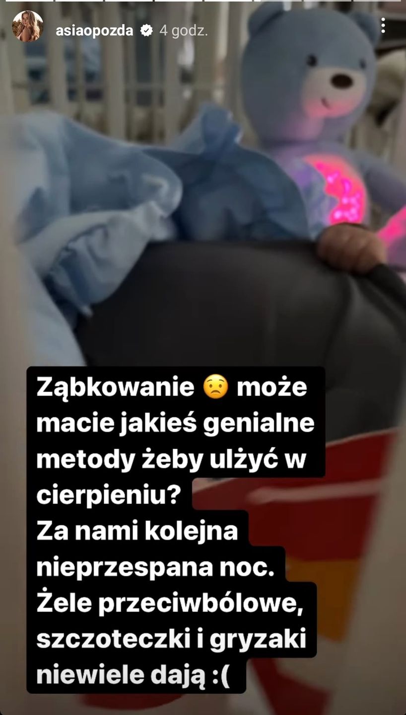 Joanna Opozda ma problemy z synkiem