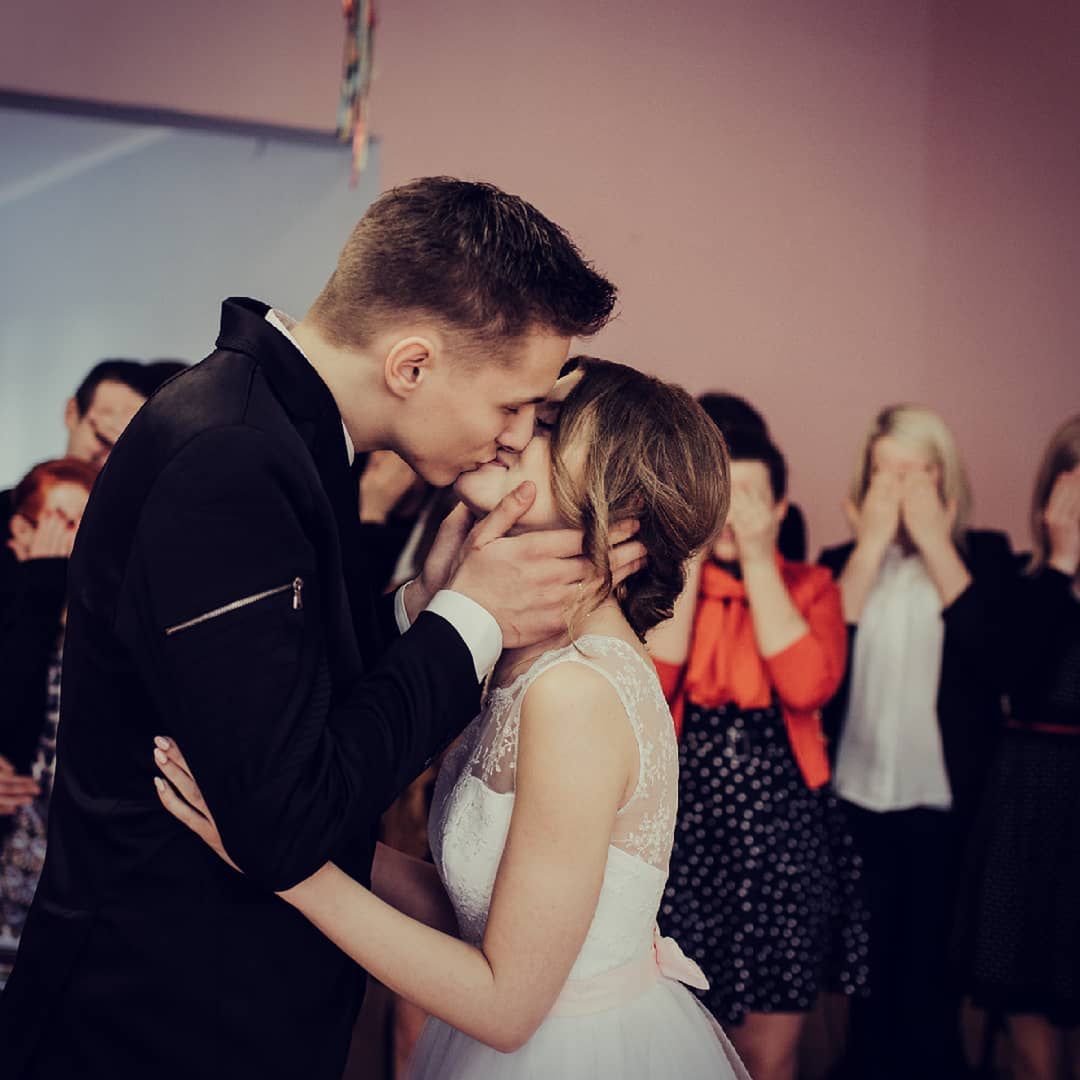 Adam Stachowiak z żoną
