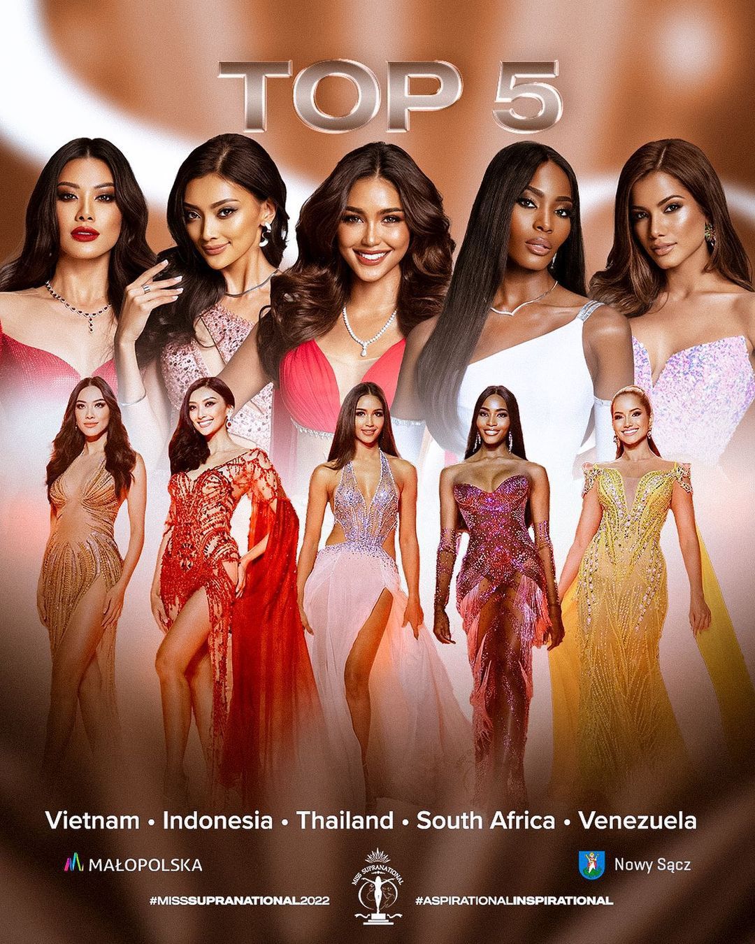 Miss Supranational 2022 - Top 5 konkursu