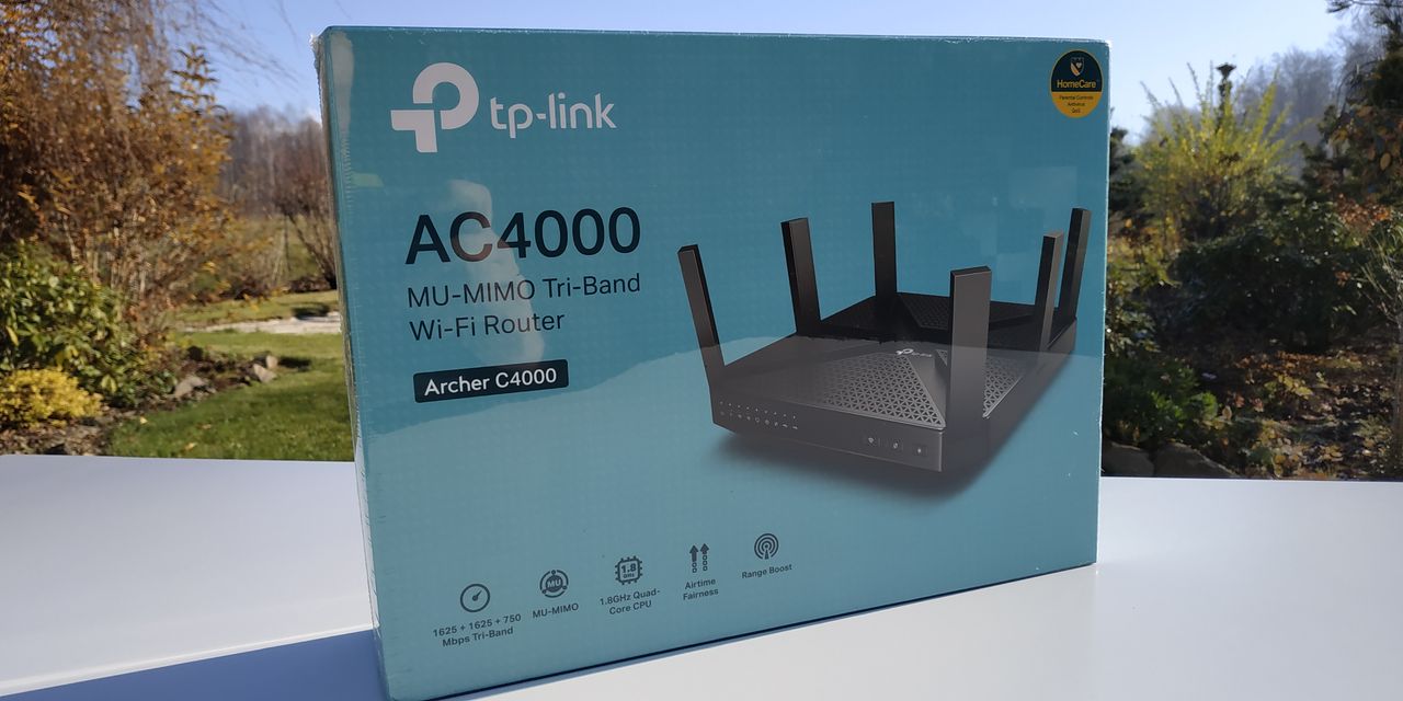 „Teściowa kontra TP-link" – router Archer C4000, nawet ładny...