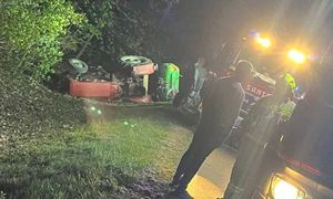 Zderzenie w Kębłowicach. Kierowca i ciężarna pasażerka byli pijani