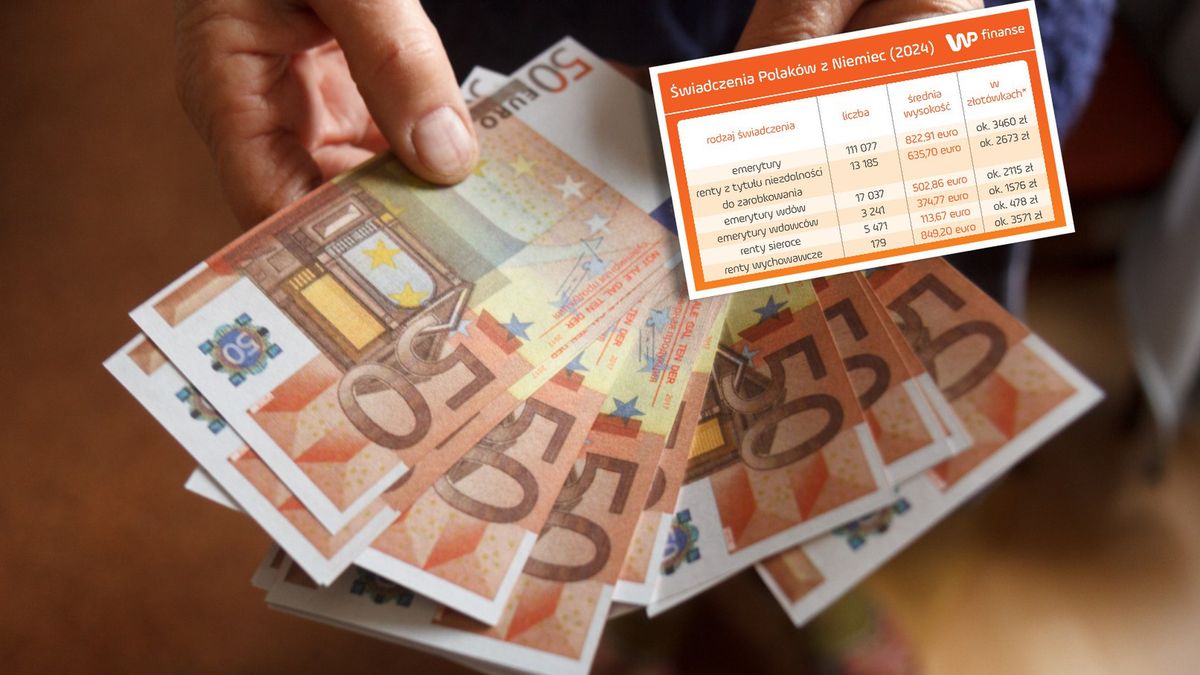 Niemieckie emerytury Polaków. Ile wynoszą? Oto dane