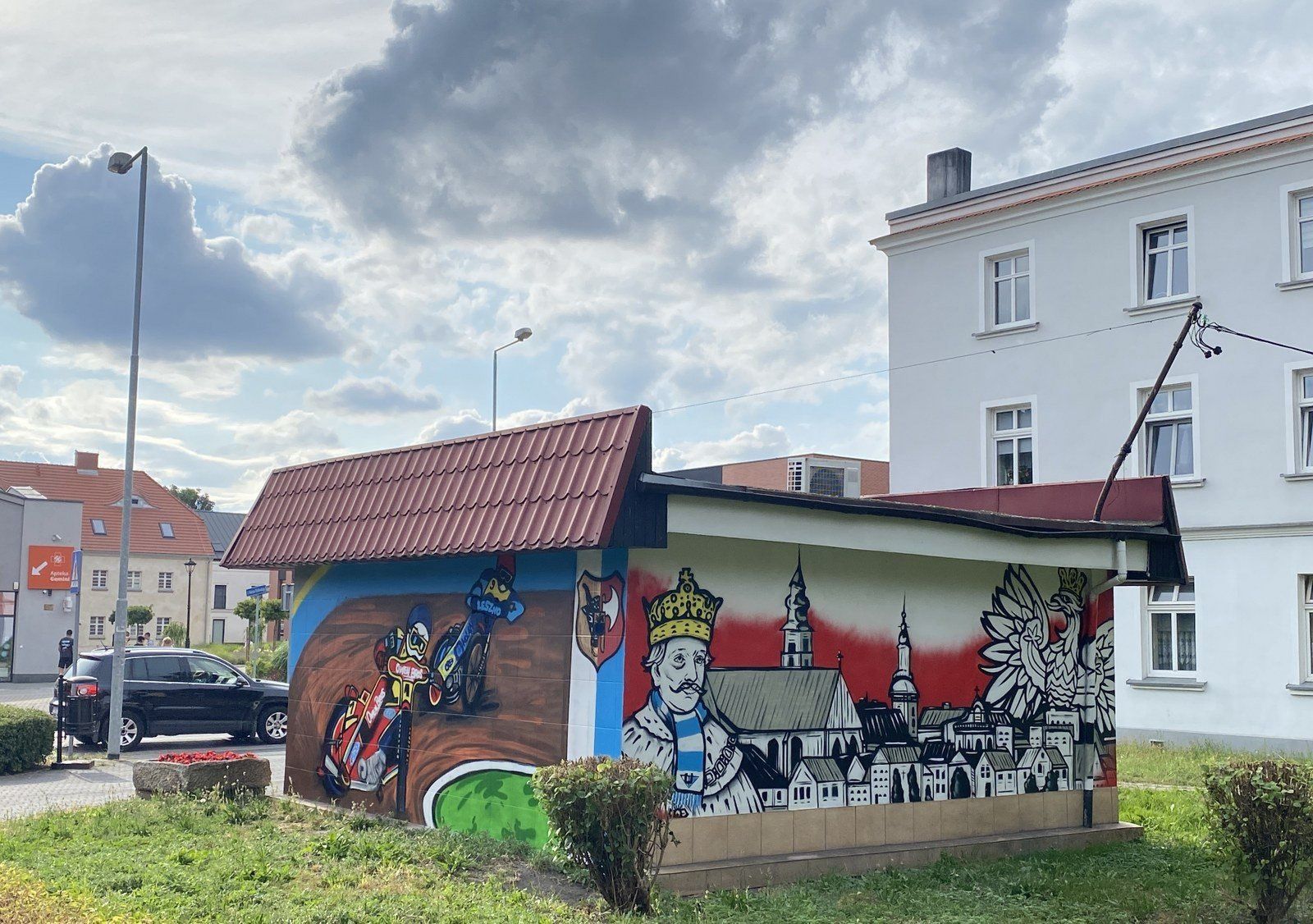 Graffiti - ulica Dąbrowskiego w Lesznie