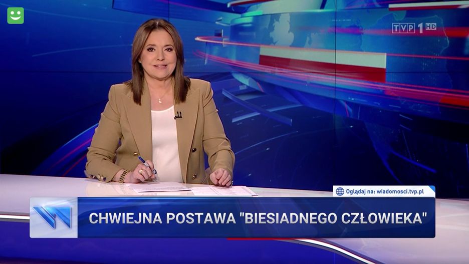 "Potknięcie" posła Sienkiewicz nie uszło uwadze TVP