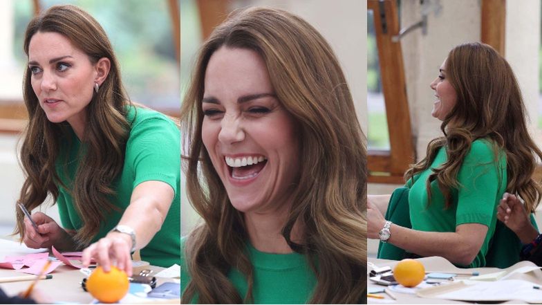 Kate Middleton dokazuje z dziećmi na ekologicznych warsztatach (ZDJĘCIA)