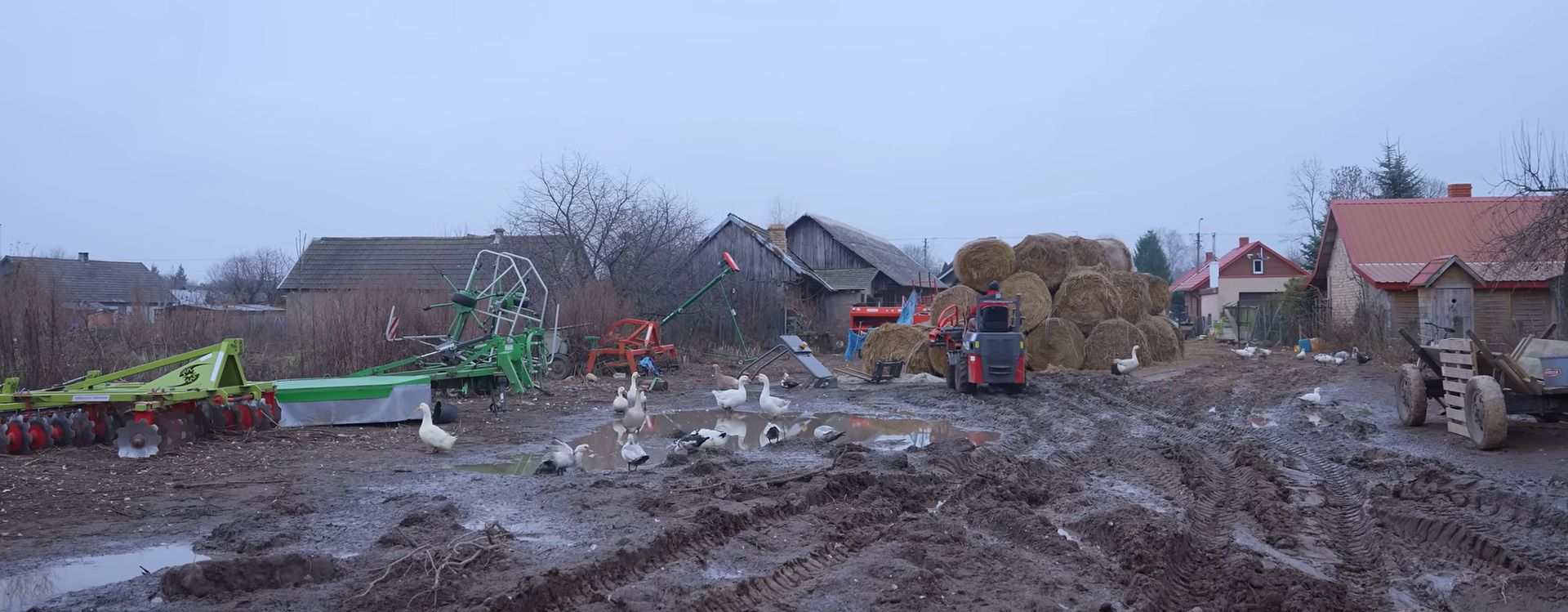 Teren wokół domu Andrzeja z Plutycz