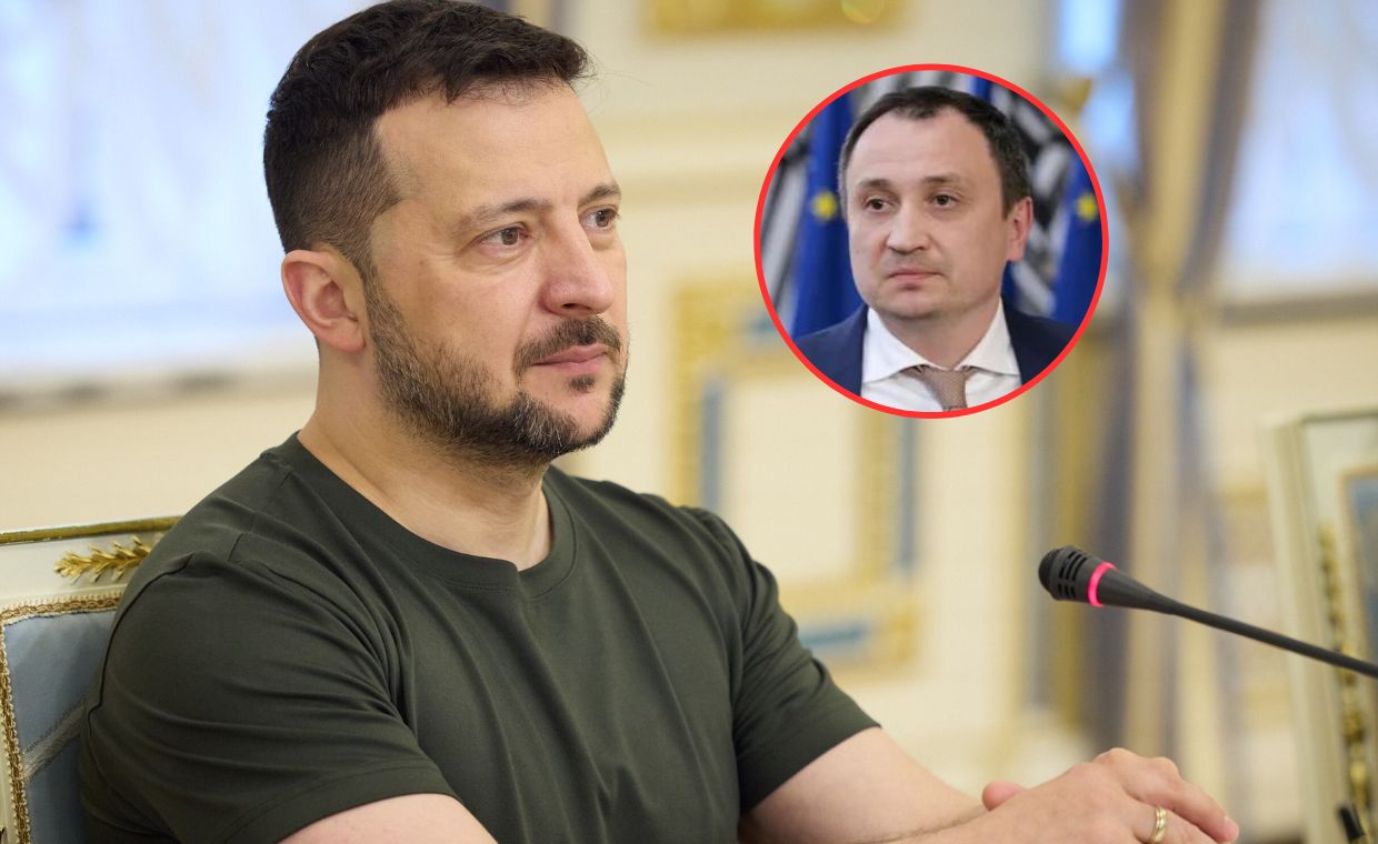 Wołodymyr Zełenski i Mykoła Solski