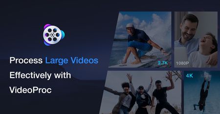VideoProc - wygodna edycja i konwersja wideo w pełni wykorzystująca zasoby sprzętowe - giveaway