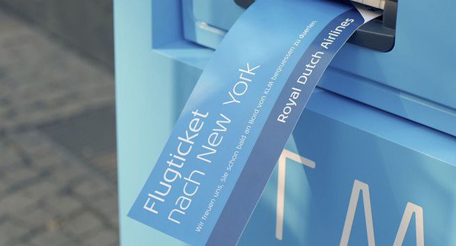 KLM zamienia się w restaurację, bank i stację radiową, aby Niemcy dowiedzieli się, że w rzeczywistości to linie lotnicze (wideo)