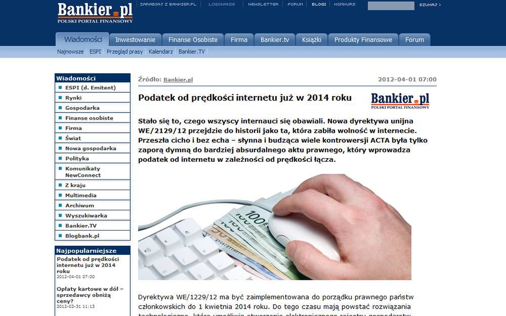 Prima aprilis 2012 w Internecie - najlepsze żarty. Kto wkręcał internautów? 3