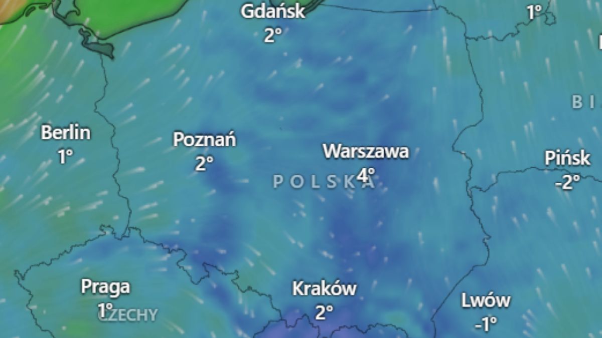Prognoza pogody na 23 i 24 grudnia