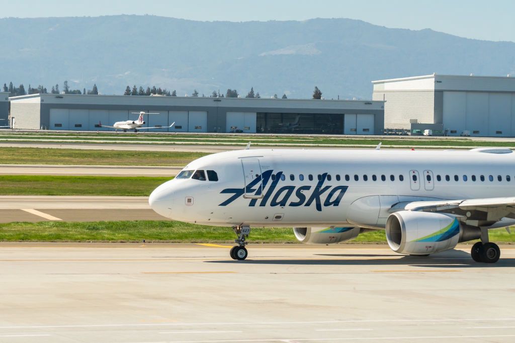 Samolot należący do linii Alaska Airlines
