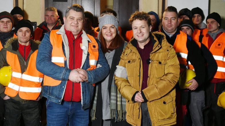 Katarzyna Dowbor na planie "Nasz Nowy Dom"