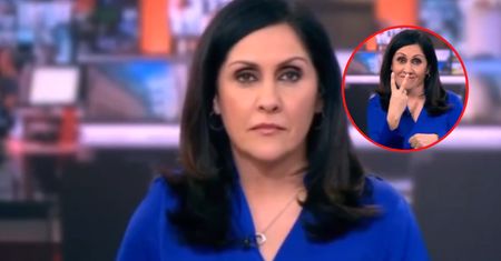 Jej środkowy palec wywołał lawinę. BBC pokazuje całe wideo