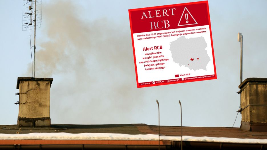 Alert RCB wydano m.in. dla Gliwic