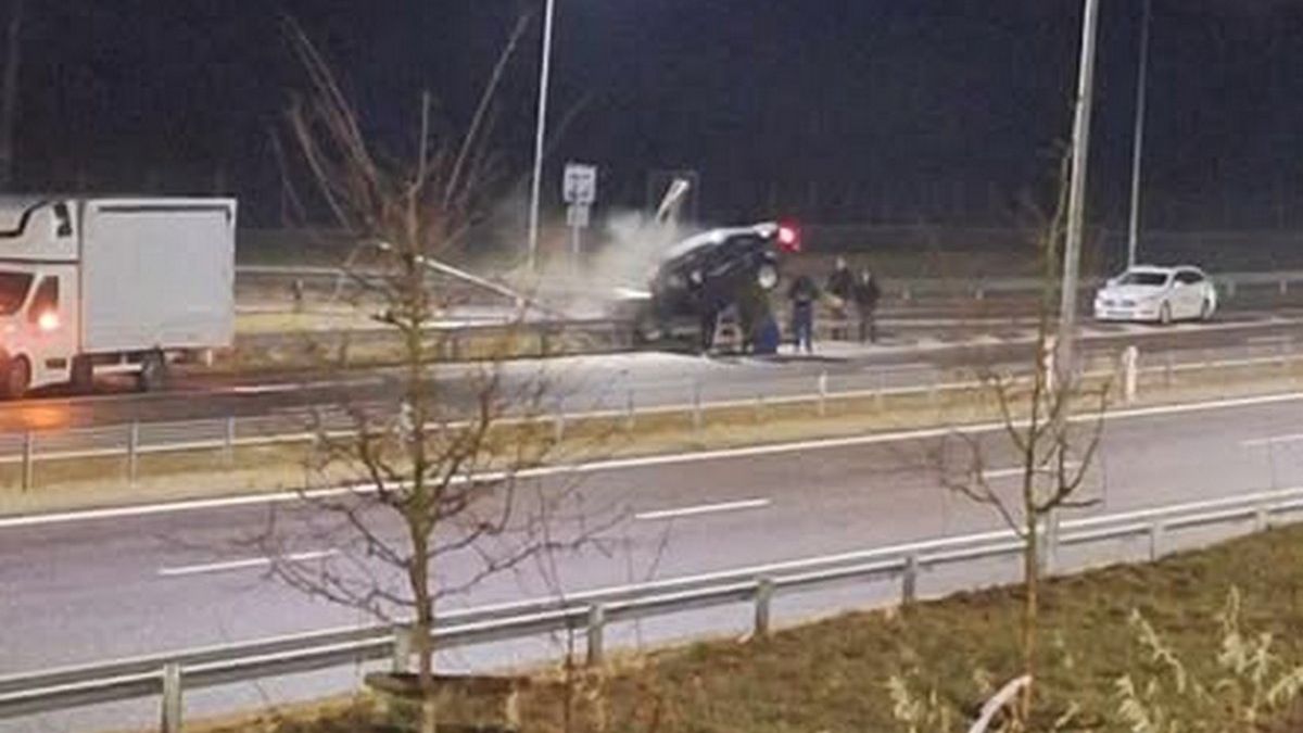 Zdjęcie z miejsca wypadku