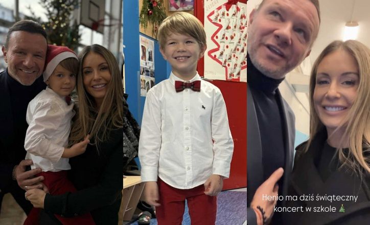 Małgorzata Rozenek relacjonuje bożonarodzeniowy koncert Henia