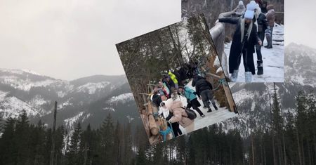Rewia mody na trasie do Morskiego Oka. Futra, kozaczki a nawet bambosze